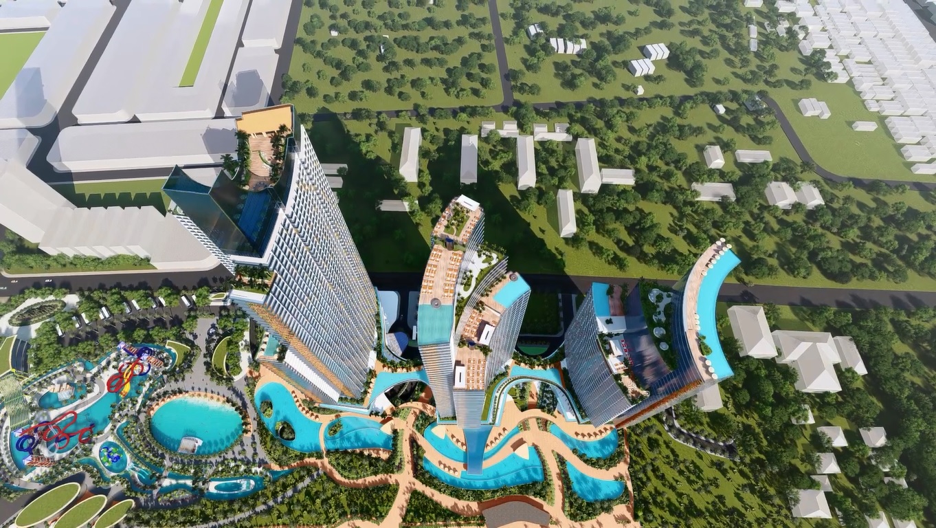 Dự án Sunbay Park Phan Rang Ninh Thuận nhìn từ trên cao