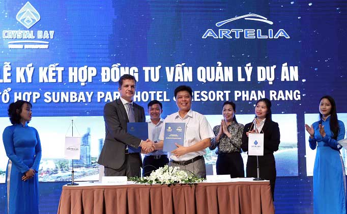 Chủ đầu tư Sunbay Park ký kết hợp đồng hợp tác với đơn vị tư vấn quản lý dự án Arteria